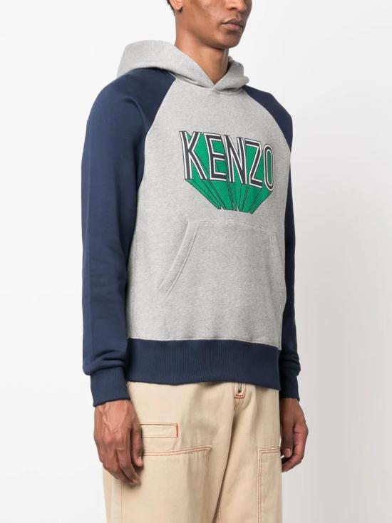  겐조 후드 티셔츠 FD65SW0924MB grey - KENZO