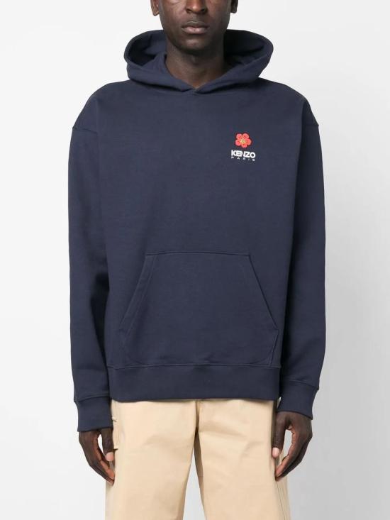  겐조 후드 티셔츠 FD55SW4444ME navy - KENZO