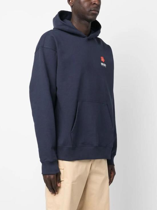  겐조 후드 티셔츠 FD55SW4444ME navy - KENZO