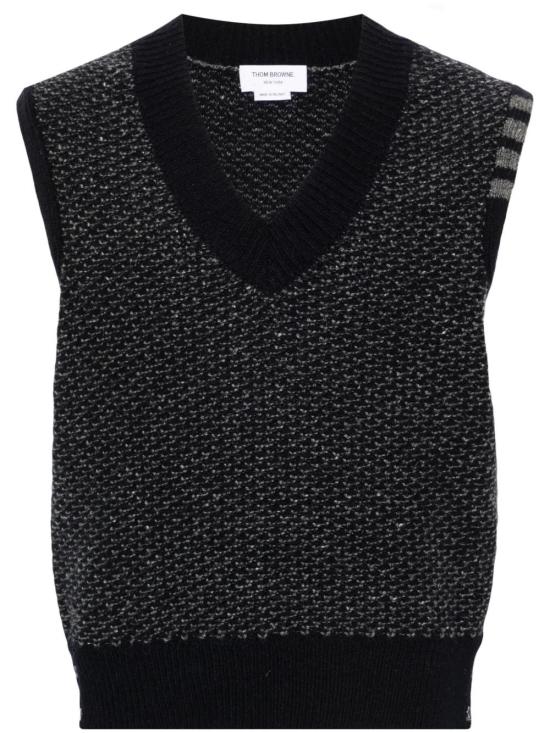  톰브라운 니트 베스트 MKV088AY1032 navy
