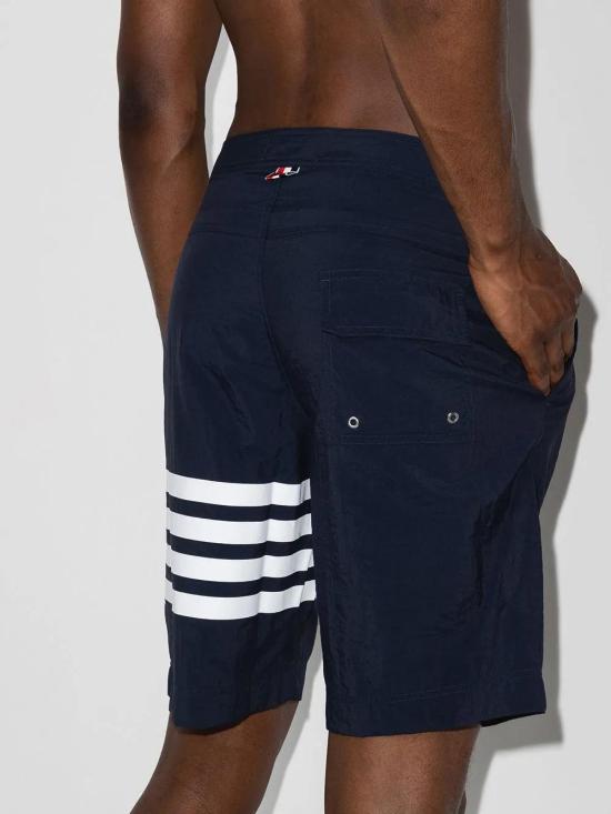  톰브라운 스윔팬츠 MTU223A05415 navy - THOM BROWNE