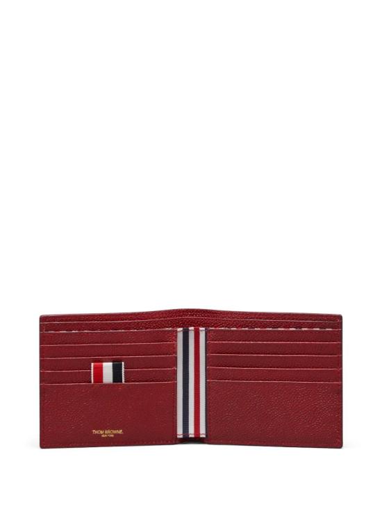  톰브라운 RWB 스트라이프 남성지갑 MAW023A00198 burgundy - THOM BROWNE