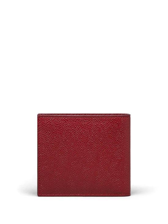  톰브라운 RWB 스트라이프 남성지갑 MAW023A00198 burgundy - THOM BROWNE