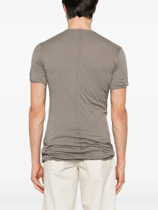  릭 오웬스 반팔 티셔츠 RU01E5256UC taupe - RICK OWENS