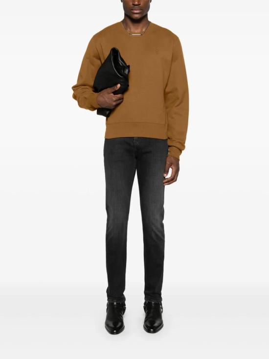  생로랑 긴팔 티셔츠 778465Y36SW cognac - SAINT LAURENT