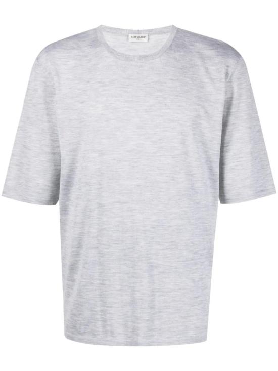  생로랑 반팔 티셔츠 738195YAPK2 grey
