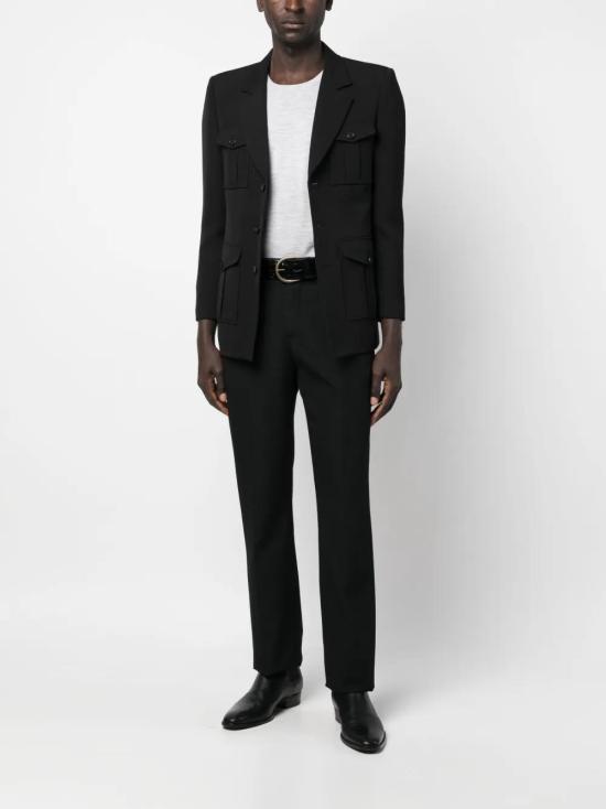  생로랑 반팔 티셔츠 738195YAPK2 grey - SAINT LAURENT