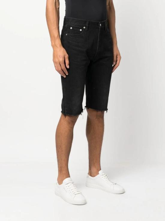  생로랑 데님 숏팬츠 731551Y954S black - SAINT LAURENT