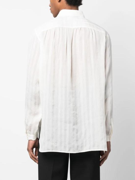  생로랑 긴팔 셔츠 723220Y2G18 white - SAINT LAURENT