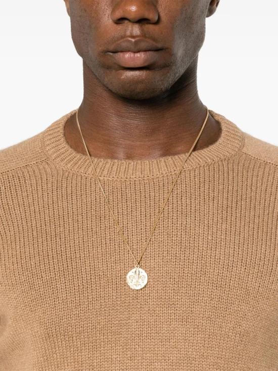  생로랑 긴팔 티셔츠 603088YALK2 camel - SAINT LAURENT