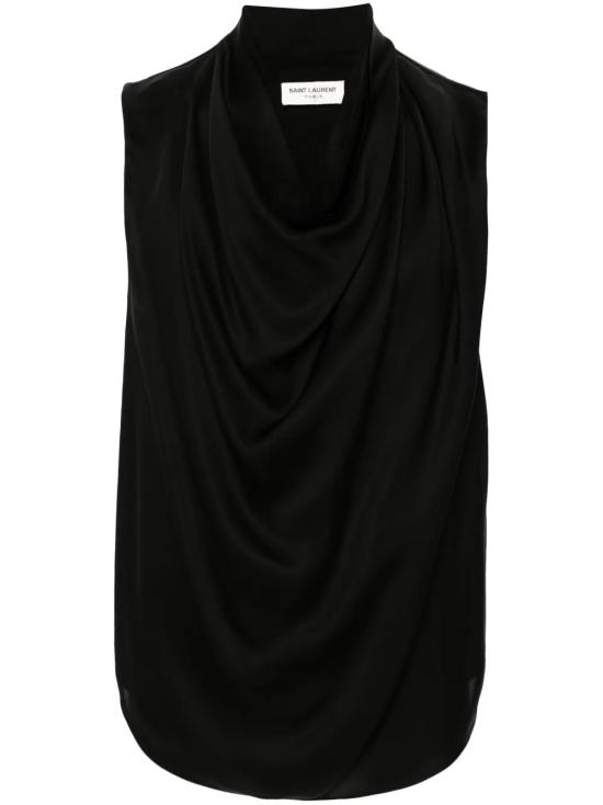  생로랑 반팔 셔츠 795522Y720W black