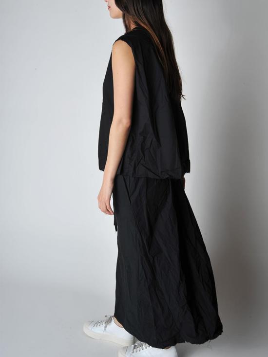  SCHA 롱 스커트 샤 백 플리츠 트위스트 - OTHER BRANDS