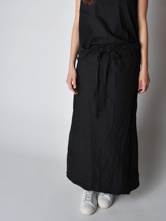  SCHA 롱 스커트 샤 백 플리츠 트위스트 - OTHER BRANDS