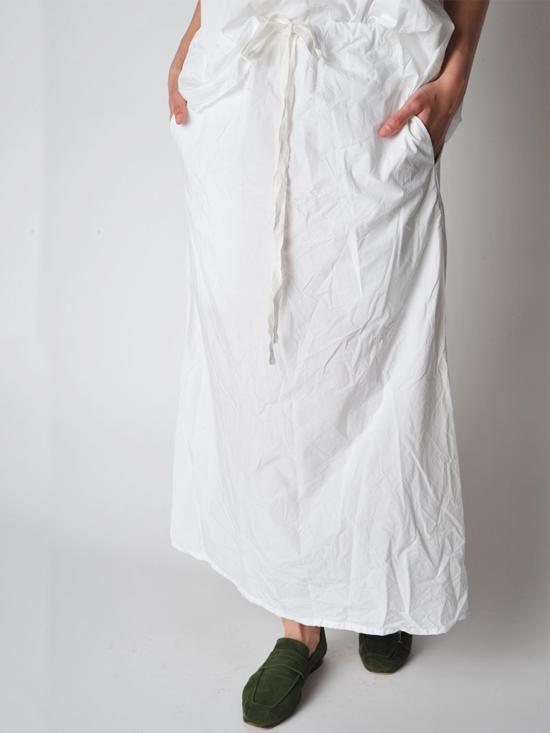  SCHA 롱 스커트 샤 백 플리츠 트위스트 - OTHER BRANDS