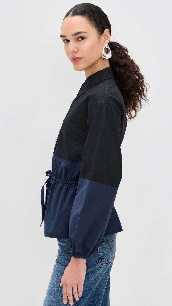  울라 존슨 자켓 Ulla Johnson Arlo 재킷 Twilight Colorblock - ULLA JOHNSON