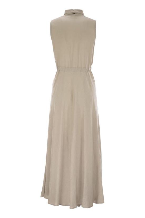 25SS 에르노 롱 원피스 AB000028D12689 1985 Beige - HERNO