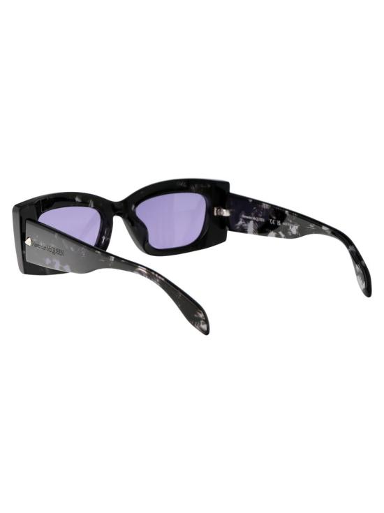 25SS 알렉산더 맥퀸 선글라스 AM0426S 003 SUNGLASSES 003 HAVANA HAVANA VIOLET - ALEXANDER MCQUEEN