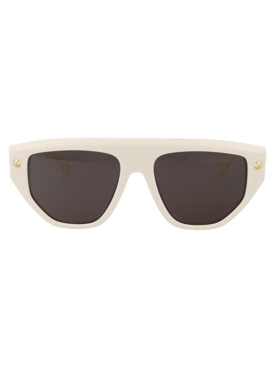 25SS 알렉산더 맥퀸 선글라스 AM0408S 003 SUNGLASSES 003 WHITE WHITE GREY