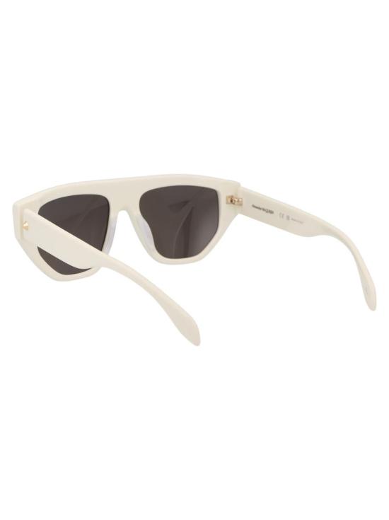 25SS 알렉산더 맥퀸 선글라스 AM0408S 003 SUNGLASSES 003 WHITE WHITE GREY - ALEXANDER MCQUEEN