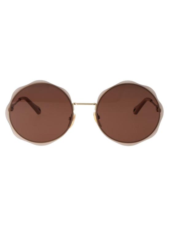 25FW 끌로에 안경 CH0202S 004 SUNGLASSES 004 GOLD GOLD BROWN