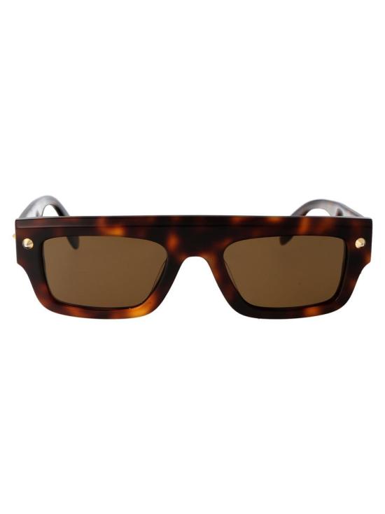 25SS 알렉산더 맥퀸 선글라스 AM0427S 002 SUNGLASSES Brown