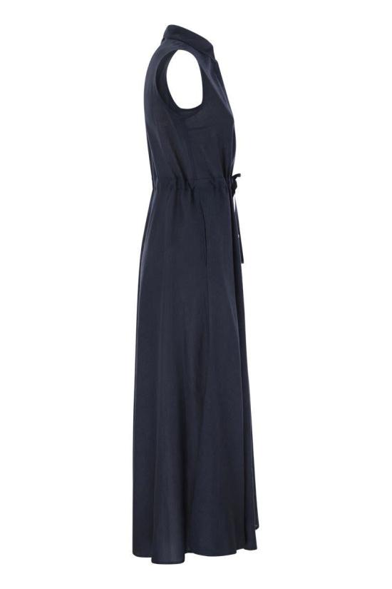 25SS 에르노 미디 원피스 AB000028D12689 9210 BLUE - HERNO