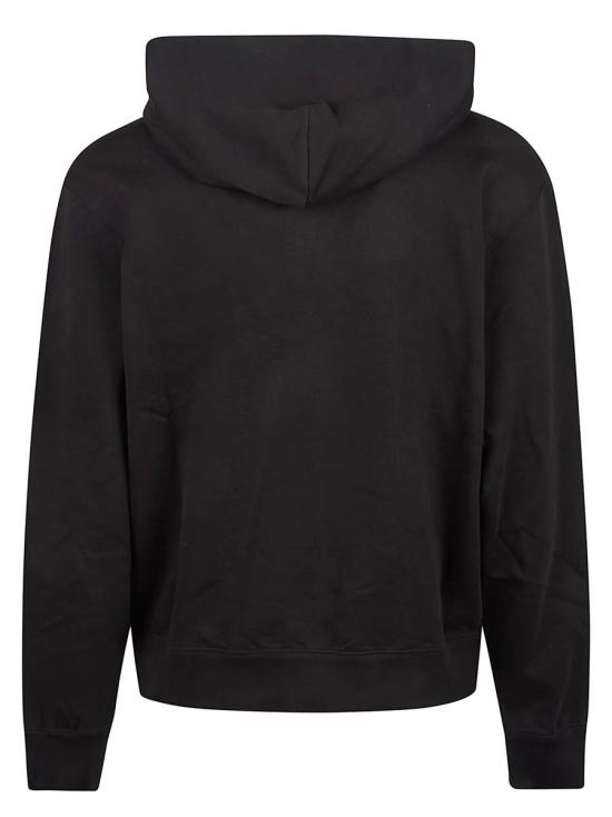 25SS 겐조 해피 타이거 자수 후드 티셔츠 FF55SW2644MF Black - KENZO