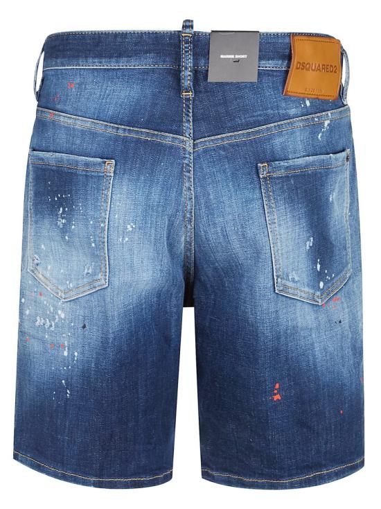 25SS 디스퀘어드2 숏팬츠 S74MU0884 S30664 BLUE - DSQUARED2