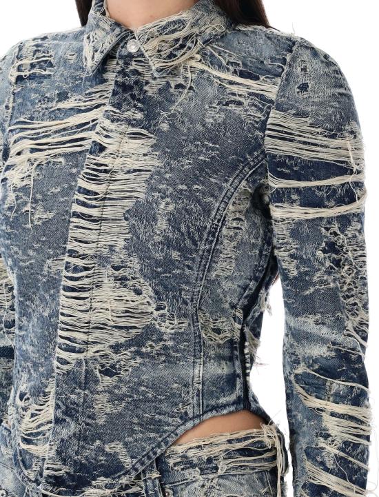 25SS 디젤 셔츠 A1906109M04 01 BLUE - DIESEL