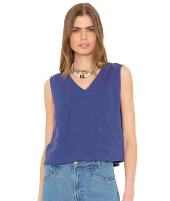  시레나 민소매 티셔츠 자딕  블루프린트