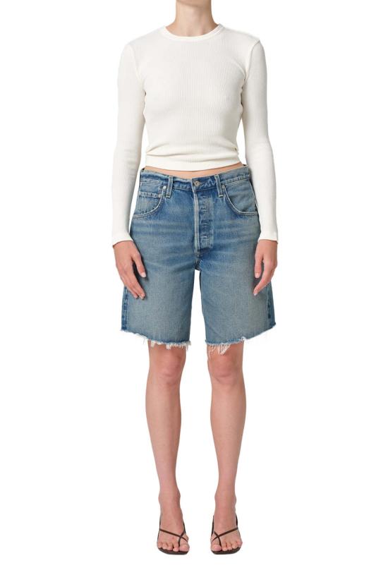  시티즌 오브 휴머니티 데님 숏팬츠 인류의 시민 아일라 쇼트 바빌로니아 - CITIZEN OF HUMANITY