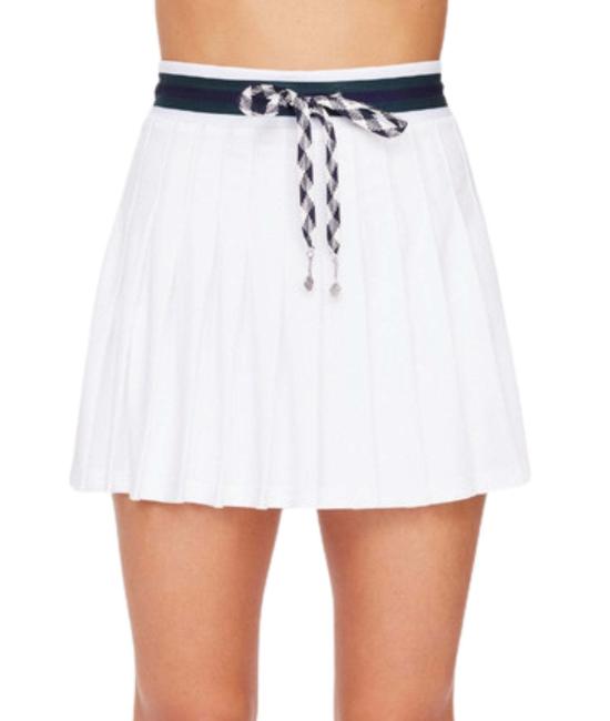  더 업사이드 숏 스커트 업사이드 레이버 카디스 플리츠 스커트 화이트