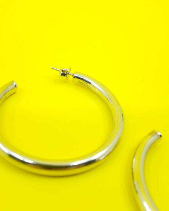  르메르 이어링 클래식 후프 실버 - LEMAIRE