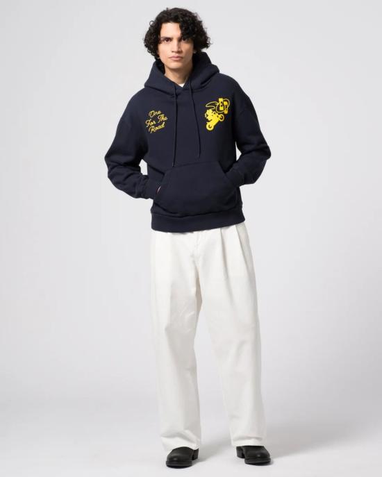  Eat Dust 터틀넥 Western Sportswear 후드티 네이비 - EAT DUST