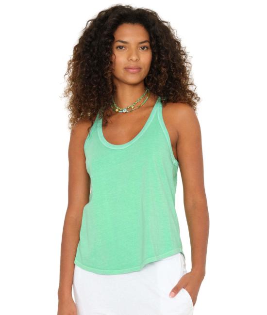  시레나 민소매 티셔츠 제트 탱크 라임 샤베트