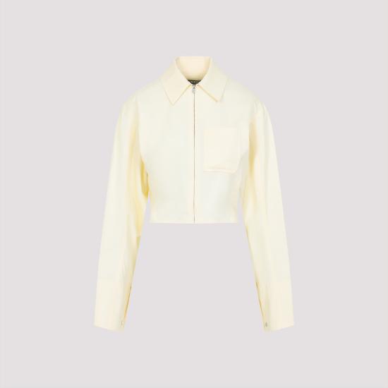25SS 자크뮈스 블라우스/셔츠 25E251SH080 1755 210 LIGHT YELLOW - JACQUEMUS