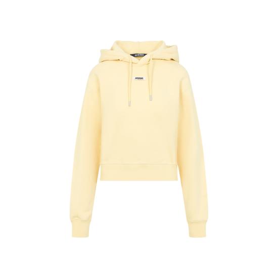 25SS 자크뮈스 후드 티셔츠 24E241JS162 2341 131 LIGHT BEIGE 2 - JACQUEMUS