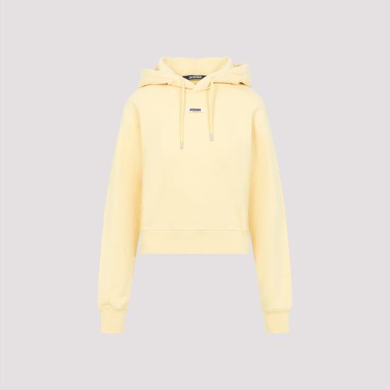 25SS 자크뮈스 후드 티셔츠 24E241JS162 2341 131 LIGHT BEIGE 2 - JACQUEMUS