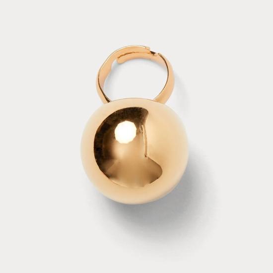  라치 반지 레이첼 코미 XL 범프 링 골드/실버