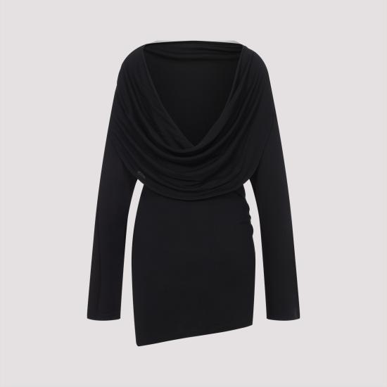 25SS 자크뮈스 숏 원피스 25E251DR240 1026 990 BLACK - JACQUEMUS