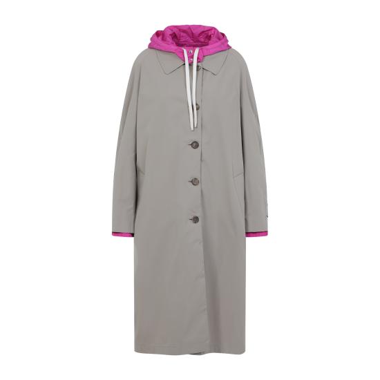 25SS 미우미우 코트 MS2087SBA1 163Q F04J0 ARGILLA AZALEA VIOLA - MIU MIU