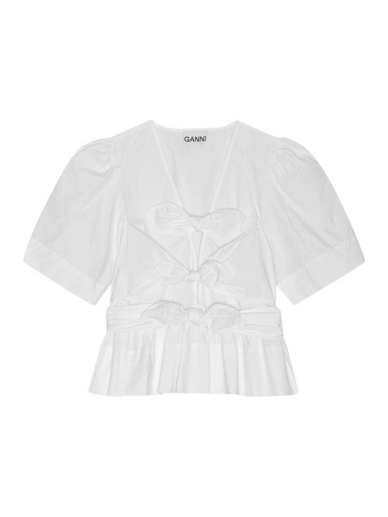 25SS 가니 자켓 W0309151 BRIGHT WHITE White