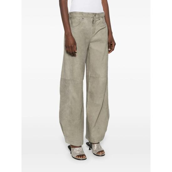 25SS 살바토레 산토로 팔라초 팬츠 48046 D MUD GREEN - SALVATORE SANTORO