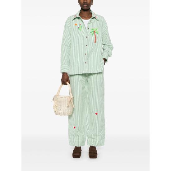 25SS Susanna Blu 팬츠 BANANO BNP04 GREEN WHITE - OTHER BRANDS