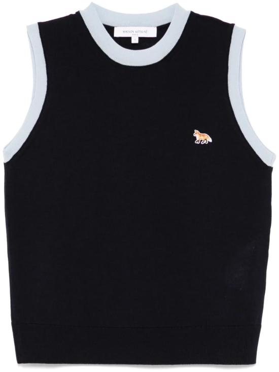  메종키츠네 민소매 티셔츠 OW00603KT1136P480 navy