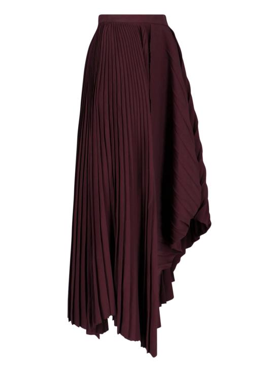 25SS 알렉산더 맥퀸 미디 스커트 813465 QEAF2 5006 Red - ALEXANDER MCQUEEN