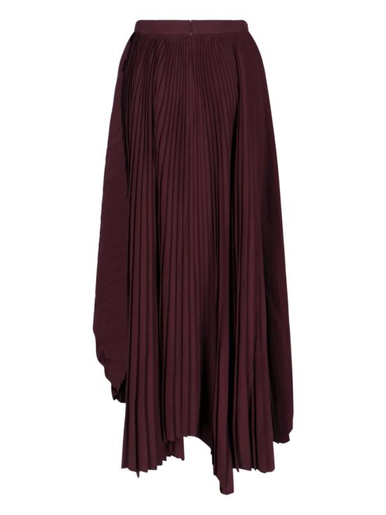 25SS 알렉산더 맥퀸 미디 스커트 813465 QEAF2 5006 Red - ALEXANDER MCQUEEN