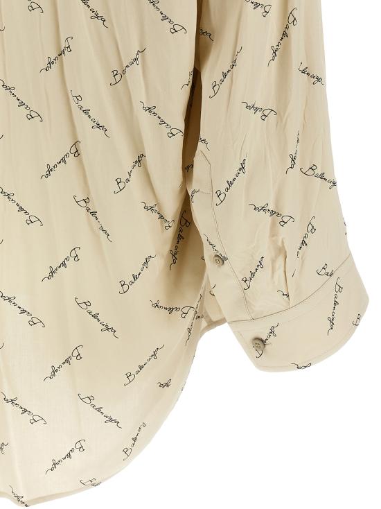 25SS 발렌시아가 블라우스 773300TRLB19711 Beige - BALENCIAGA