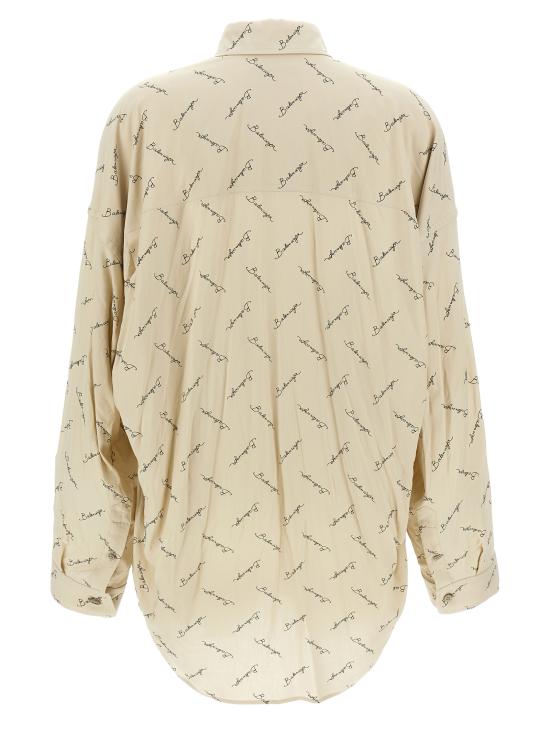 25SS 발렌시아가 블라우스 773300TRLB19711 Beige - BALENCIAGA