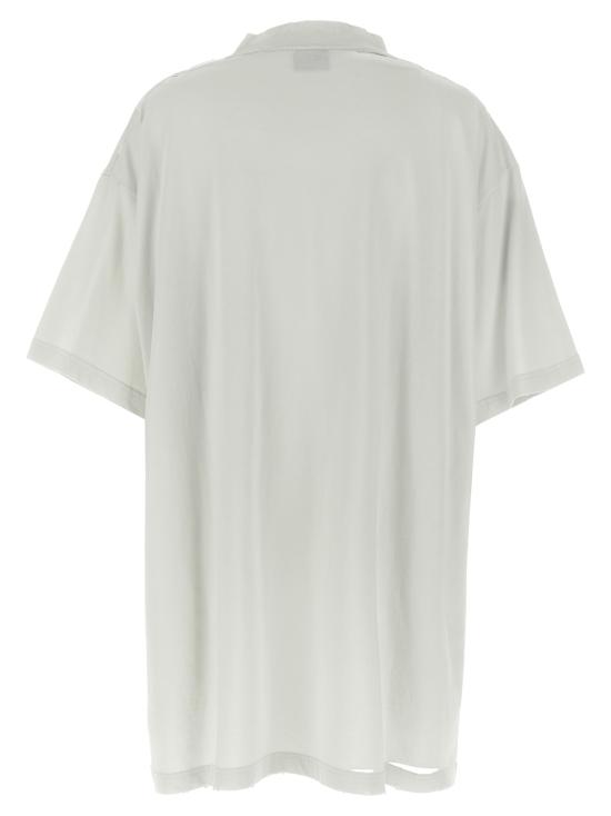 25SS 발렌시아가 옵틱컬 오버사이즈 티셔츠 811688TRVU69081 White - BALENCIAGA